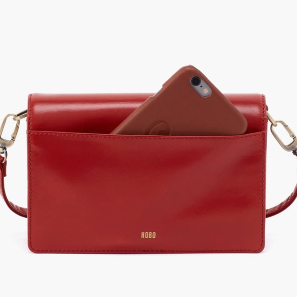 NEW Hobo Jill Crossbody Bag Brick Red - 2 Straps So Versatile NWT In Packaging - Picture 5 of 6